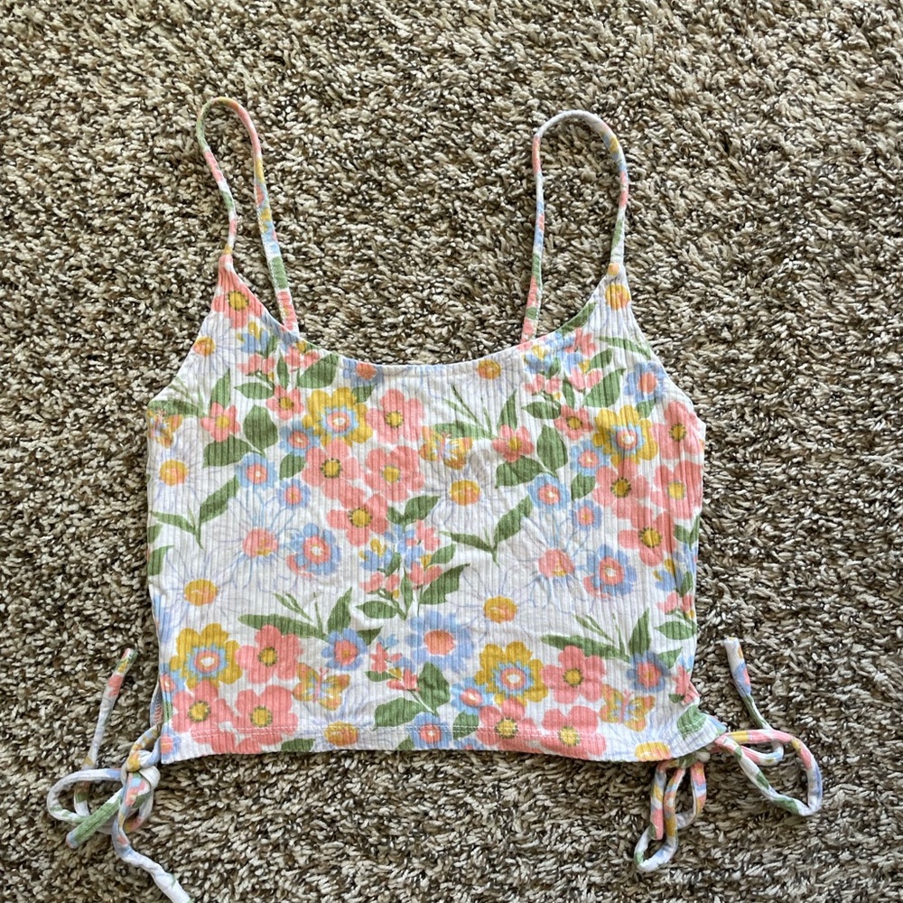 pacsun floral tank top